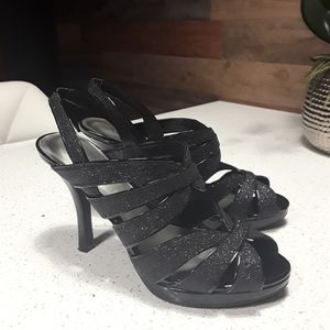 High Heeled Sparkly Sandals